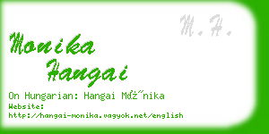 monika hangai business card